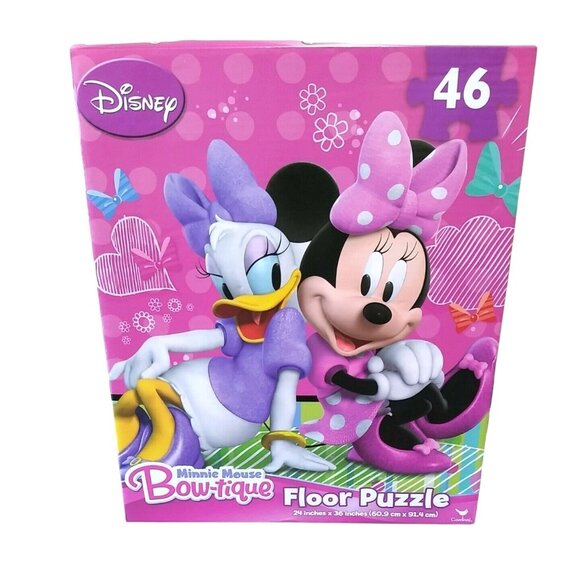 Disney Minnie Mouse Bow-Tique Floor Puzzle 46 Pieces 24in × 36in Ages 3+ - Picture 3 of 8